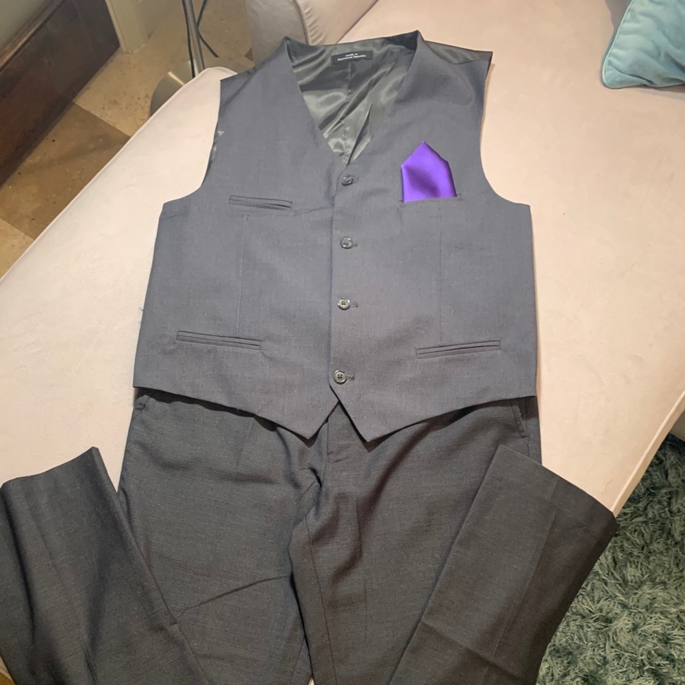 Kids vest and dress up pants